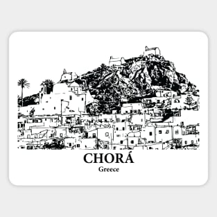 Chorá - Greece Magnet